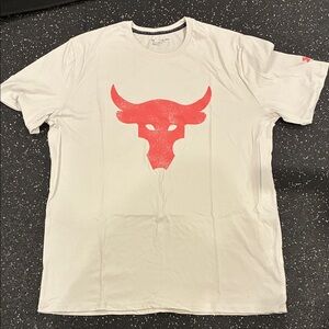 Men's Project Rock T-Shirt with Red Bull Logo